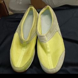 Yellow Slip On Easy Spirit Shoes 
