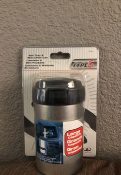 Type s mini ashtray and litter can