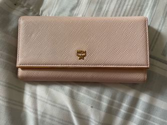 MCM pink wallet