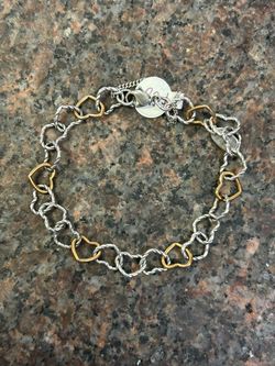 James Avery connected hearts bracelet