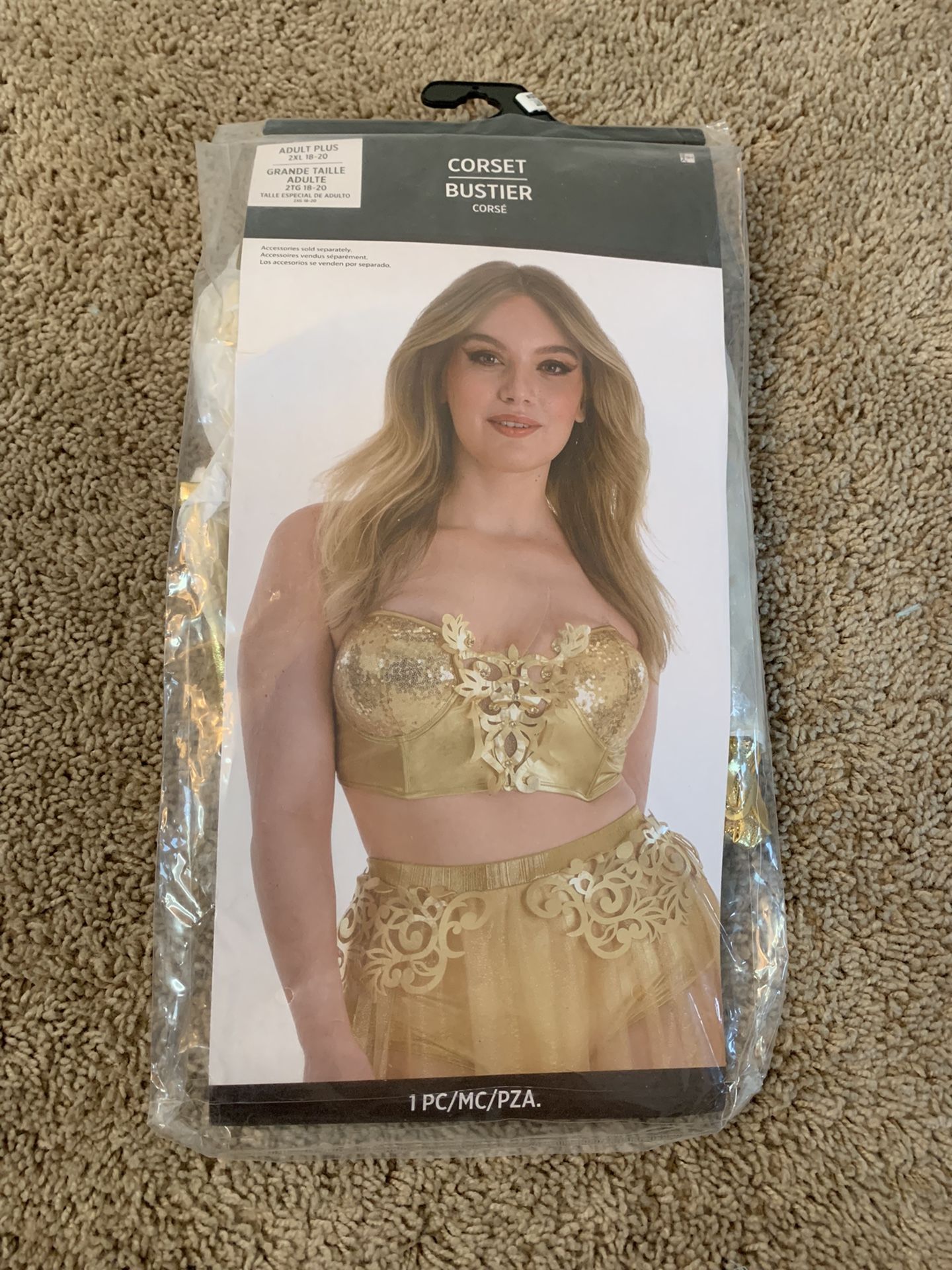 Golden Corset Women’s Halloween Costume 