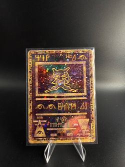 Ancient mew 2000 promo card