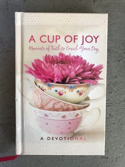 A cup of joy inspirational hardcover book