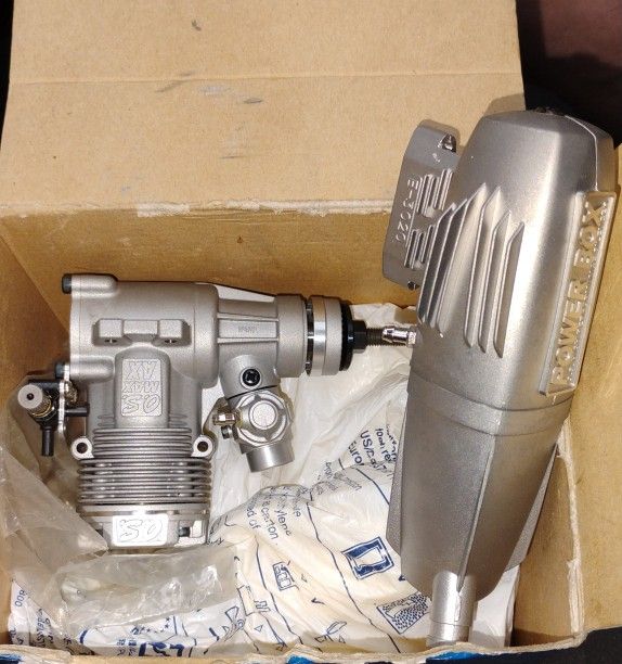 model airplane two-stroke, glow-plug engine