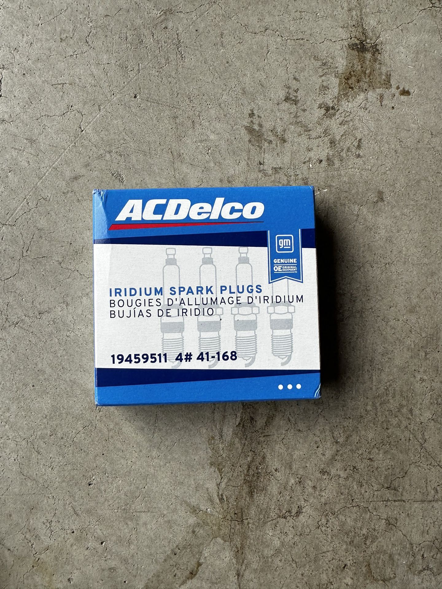 ACDelco 41-168 Iridium Spark Plugs (Set of 4) – Brand New, Genuine GM OEM