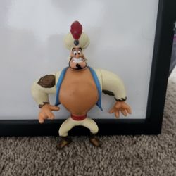 Vintage JOINTED 1993 DISNEY ALADDIN GENIE Mattel Action Figure 5.5" Toy Rare