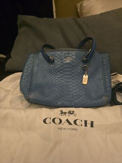 Vintage Coach Stanton Carryall 26 in Snake Embossed Leather