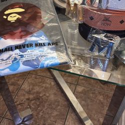 Mcm Belts & Bape shirt