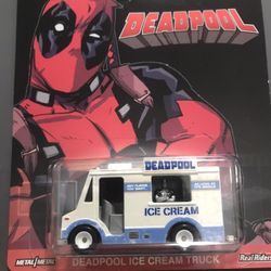 💥 Hot Wheels Premium Deadpool Ice Cream Truck-👀 LQQK!💥