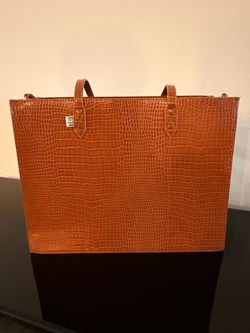 BÉIS The Work Tote in Maple Croc