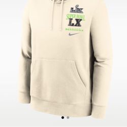 Seattle Seahawks Super Bowl LX Champions Long Ball Club Nike Pullover Hoodie -Size XL