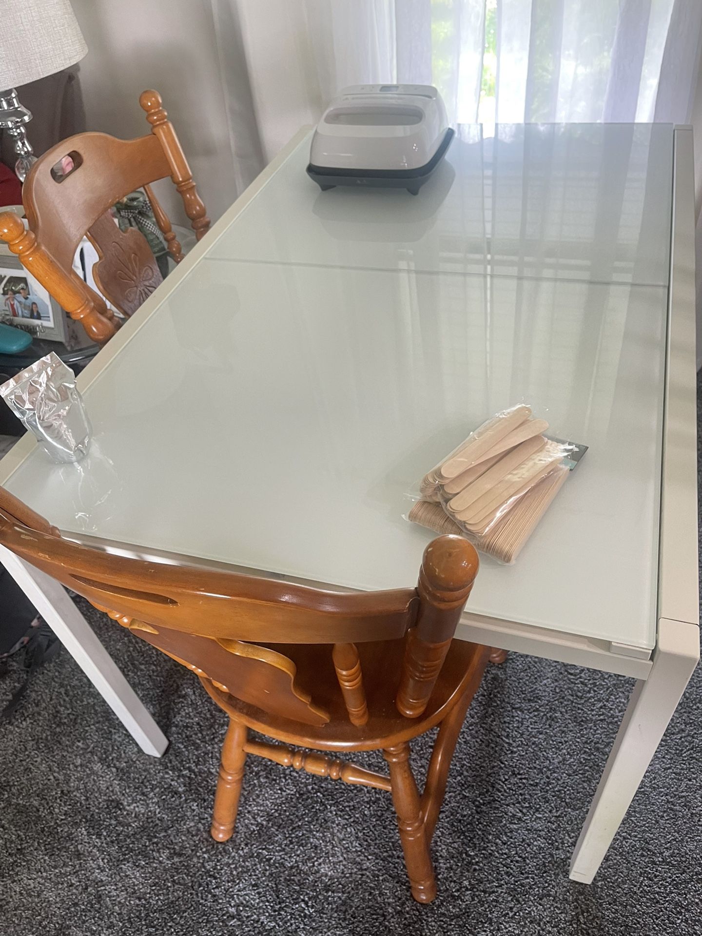 Glass Kitchen Table. 150
