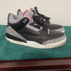 Jordan 3 Retro Black Cement 2018 Size 10  100% Authentic No Box