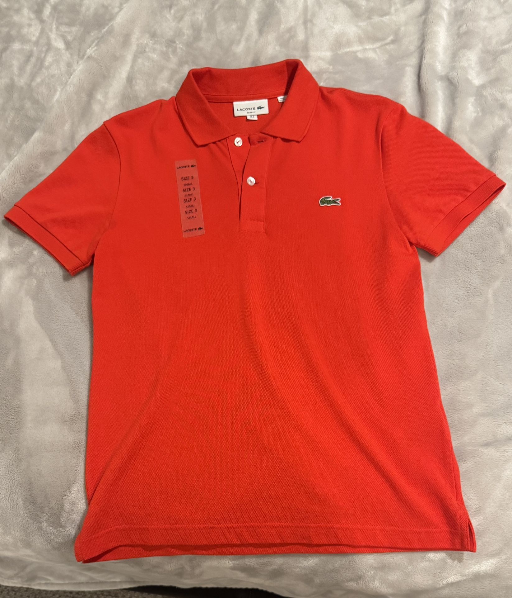 Red Lacoste Polo