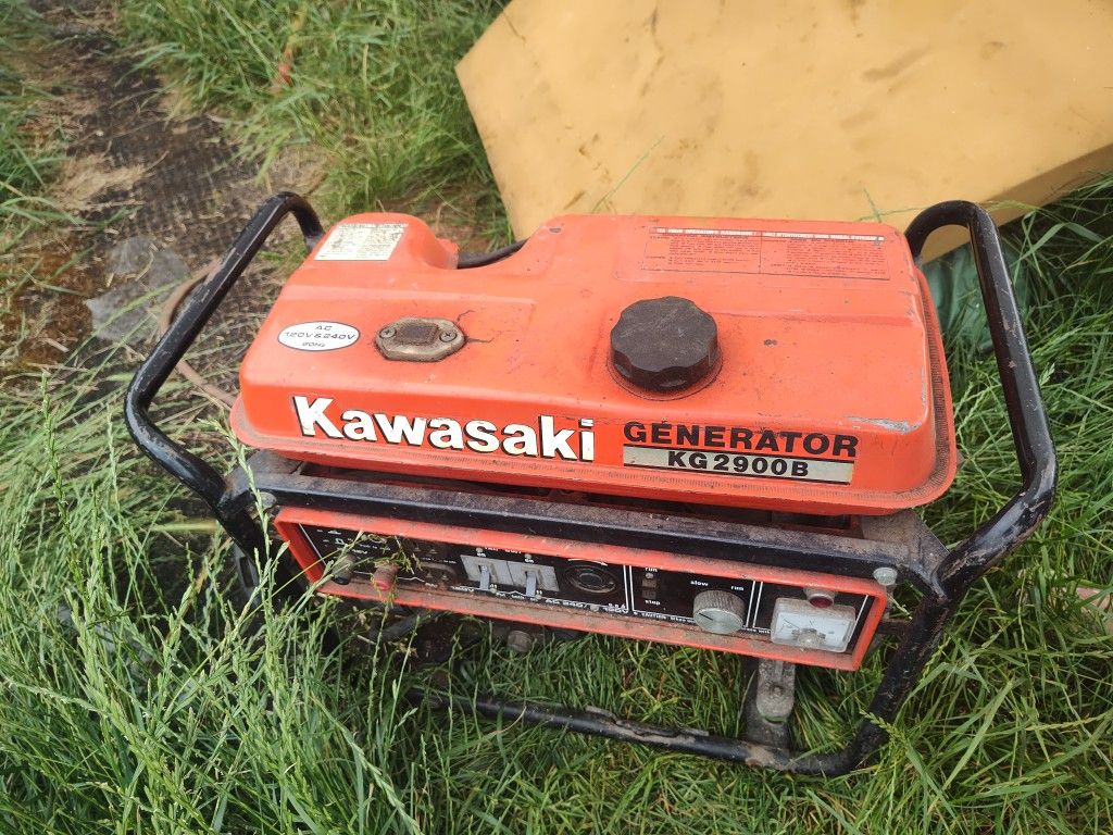 Vintage Kawasaki Generator 2900