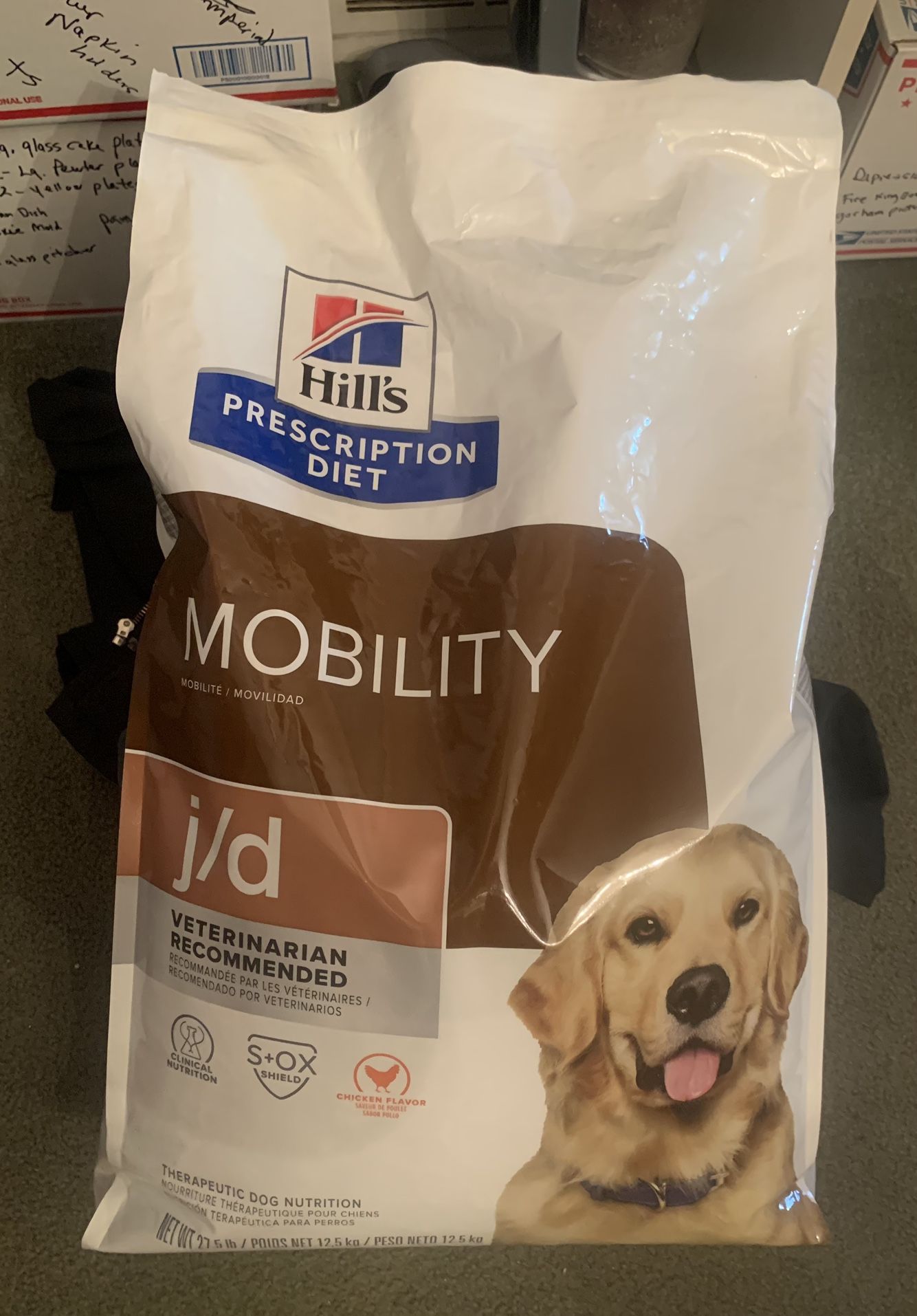 Hill's Prescription Diet j/d Joint Care Chicken Flavor Dry Dog Food, 27.5-lb bag Cost $129 from chewy