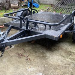 Custom Heavy Duty Motorcycle Trailer