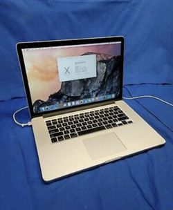 Macbook pro 15” retina 2015 i7 16gb ram ssd