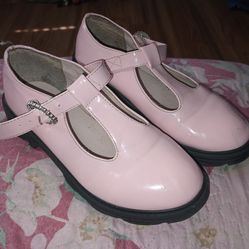 Pink Mary Jane shoes