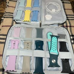 Sports bands for apple watch 42/44/45mm + extras