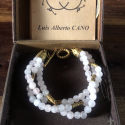 Precolombian Bracelet Gold And Pearl