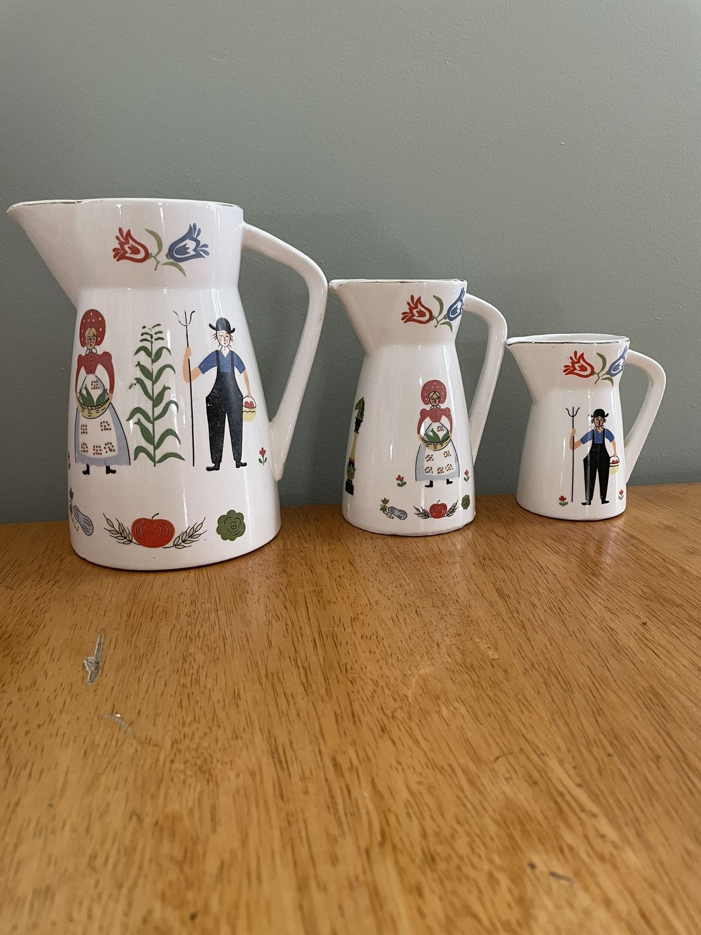 Penn Dutch by Royal Sealy Vintage Coffee Set of 3