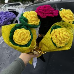 Hand Made Crochet Flowers 💐 For Mothers Day