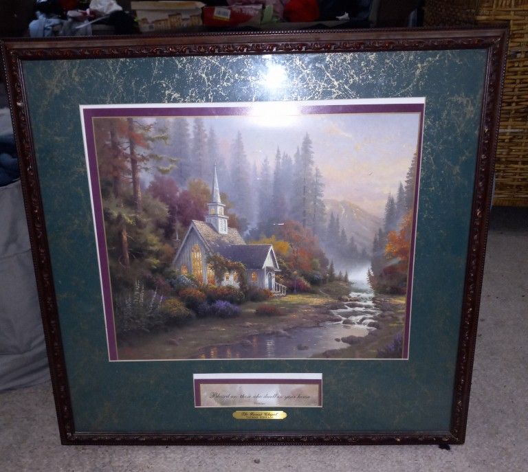 The Forest Chapel By Thomas Kinkade