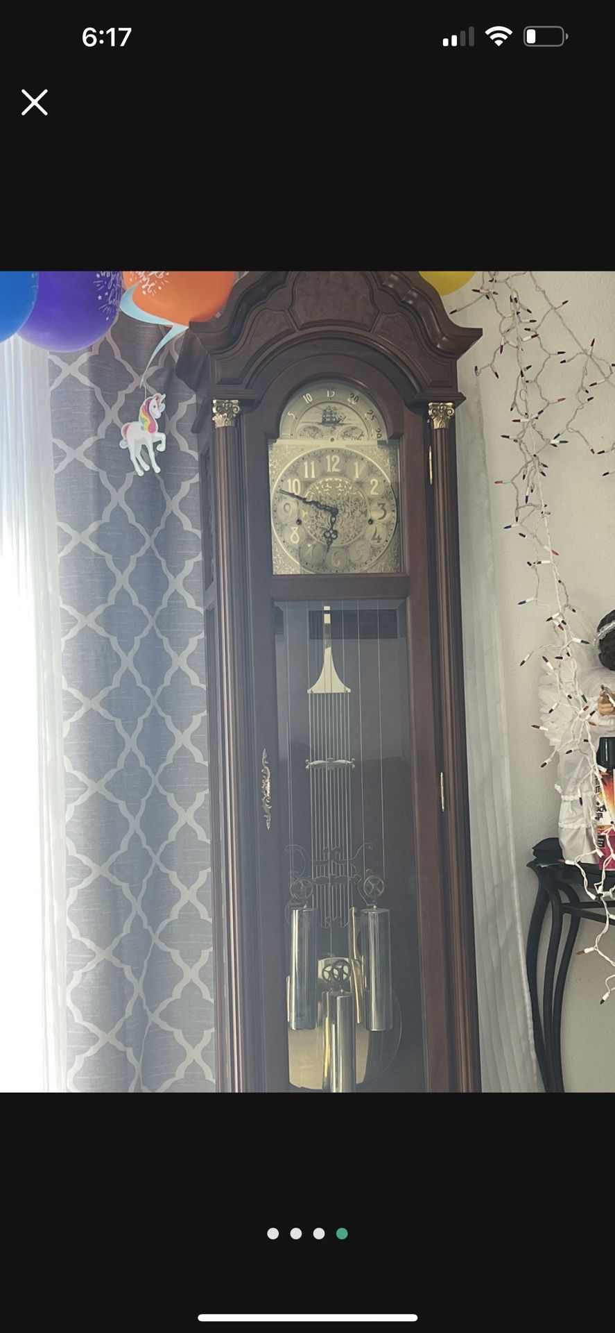 Pearl Grandfather Clock 1857