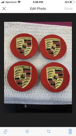 4 Porsche center cap 76mm
