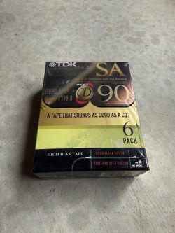 Brand new TDK highest quality cassette tape