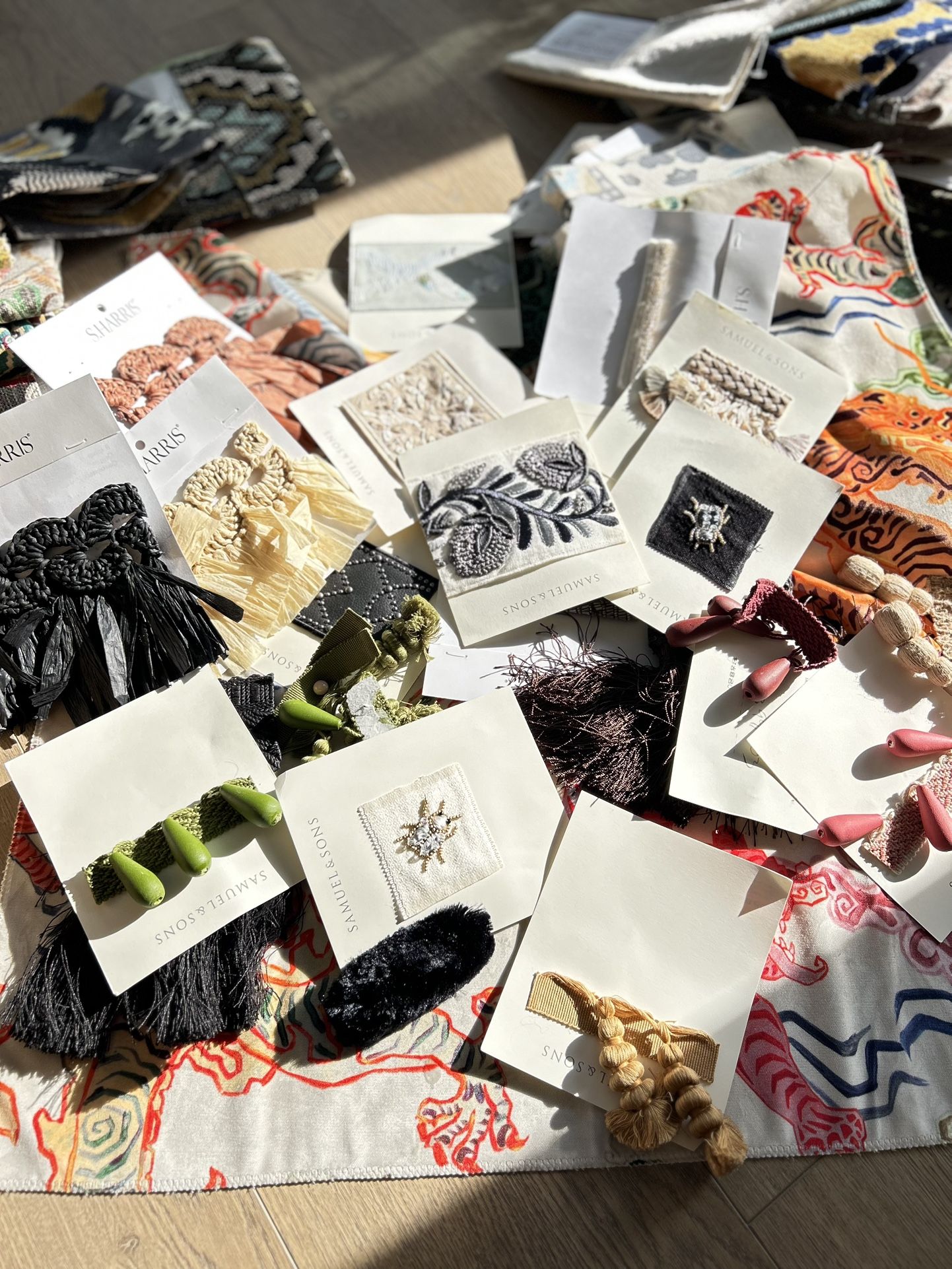 Luxury Designer Trim Samples A Bag