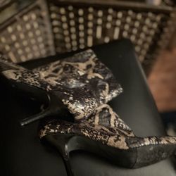 Snake  Skin Boots Size 11