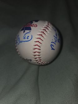 Signed Phillies Baseball 