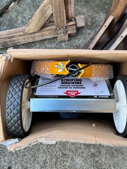 Striping machine .firm on price