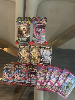 Assorted Pokemon Sleeves And Packs