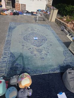 Blue-Amelia collection rug
