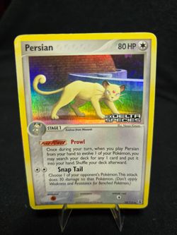 Persian Holo EX Delta Species Pokémon Card 50/113