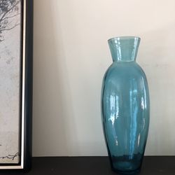 Blue Glass Vase