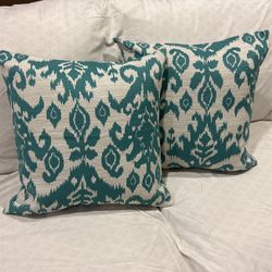 Turquoise Elegant Pillow (#7)