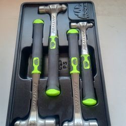 Mac - 4pc Anti Vibe Ball Peen Hammer Set