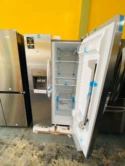 Frigidaire side by side refrigerator 11$ Down payment