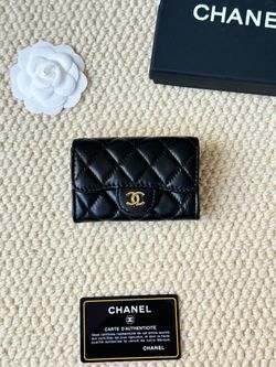Chanel Black Small Card Holder