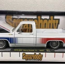 M2 Machines Squarebody Syndicate 1976 GMC Sierra Grande 15 SS02 S41 1:24 NISB!🔥