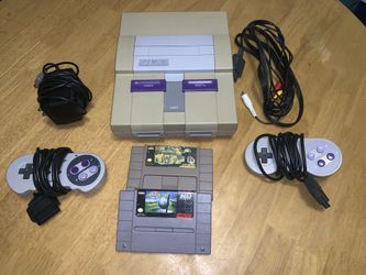SUPER NINTENDO SNES + GAMES BUNDLE