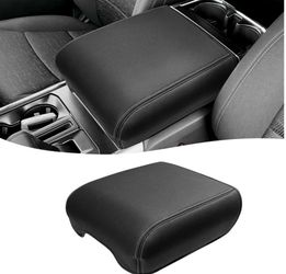 Center Console Cover for 2021-2026 Ford F150 Accessories, Vinyl Leather Middle