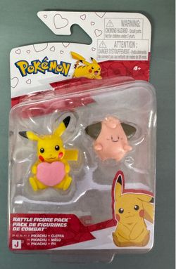 NEW Pokemon Battle Figure 2 Pack Pikachu & Cleffa Figures just $5