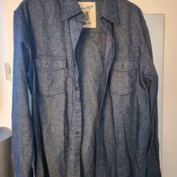 Coastal Denim look Button up Shirt