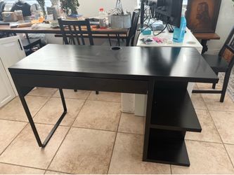 Black desk