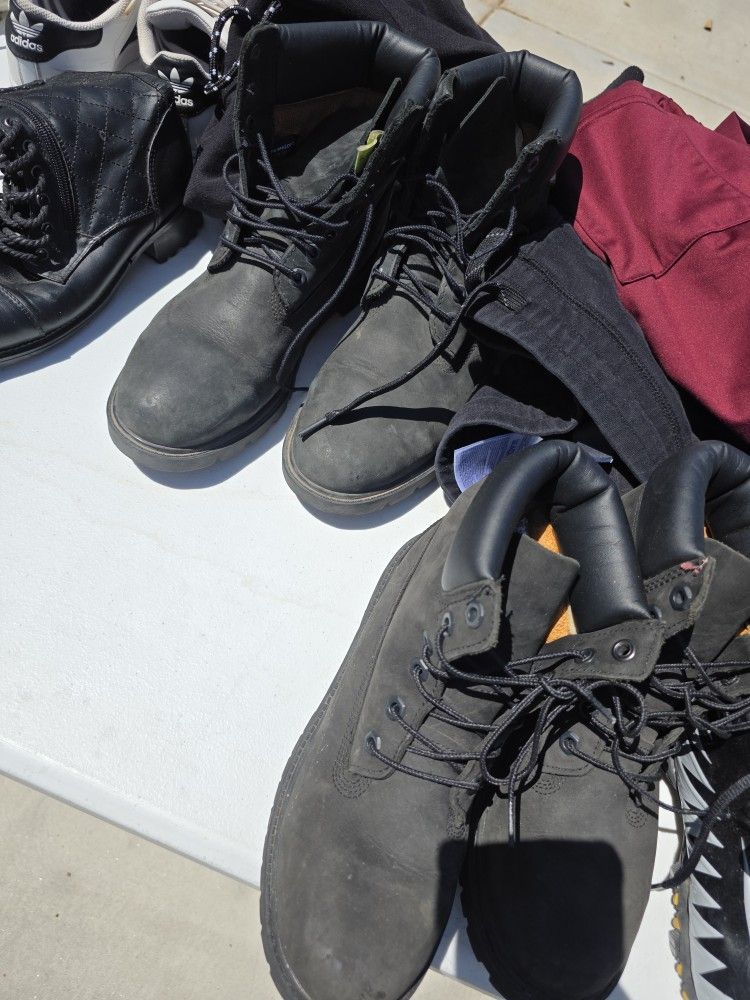 Boys Timberland Boots Size 6 And 9